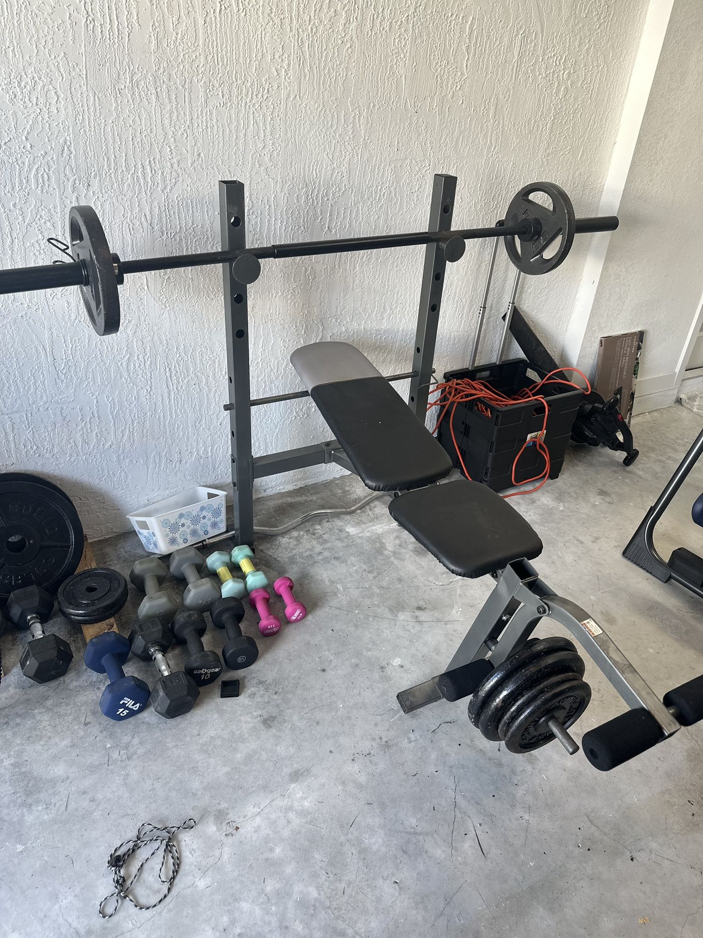 Bench And Weights