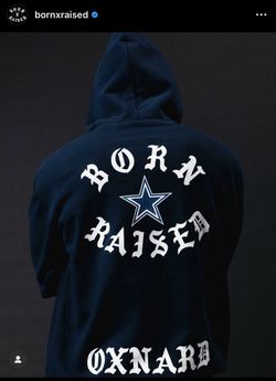 Born Raised Hoodie Cowboys Training Camp Oxnard