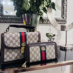 Gucci Cross Body And Wallet Set 