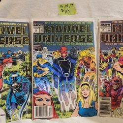 MARVEL UNIVERSE BOOK of the DEAD #16, 18,19