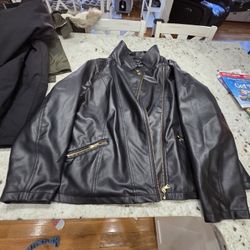 Women's Faux Leather Jacket 3X