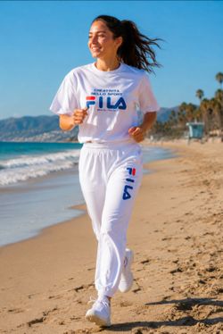 Vintage FILA 1980's Women's Medium Sport Top/Joggers Outfit Set NOS