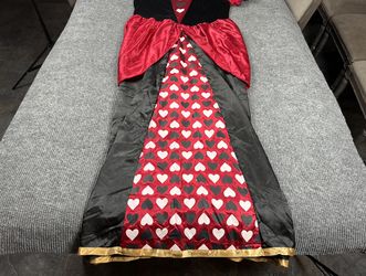 Smiffys Queen of Hearts Costume Womens 2X Red Black Gown - Halloween
