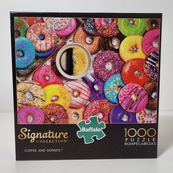 Buffalo Games Coffee and Donuts 1000-piece Jigsaw Puzzle