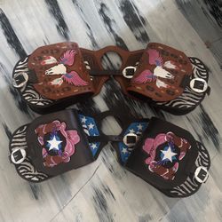 Custom Made Leather Saddle Bags 