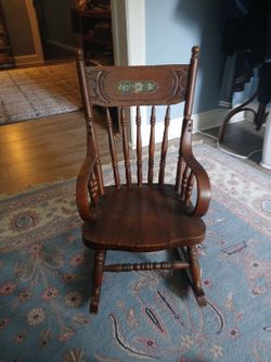 Antique child's rocker