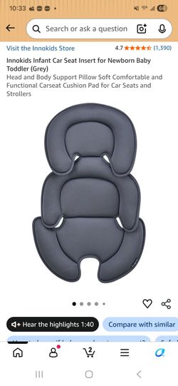 Innokids Infant Car Seat Insert Grey
