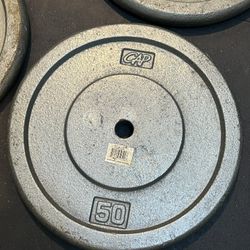 50 lb Weight Plates (1” Standard) – $.75 per LB!