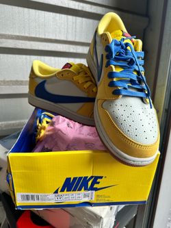 Travis Scott x Air Jordan 1 Low OG SP "Canary" Men 11.5