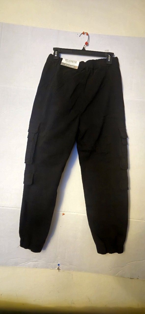 Telepatia Women's Black Jogger Pants Cargo Size 13/31