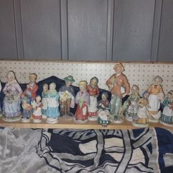 HOMCO Vintage Porcelain Figurines "FARM LIFE"