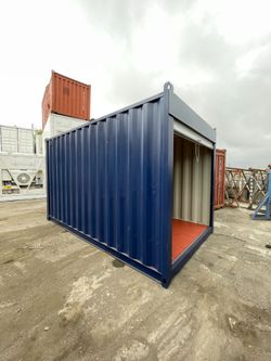 20FT SHIPPING CONTAINER – WIND & WATERTIGHT | HEAVY DUTY STORAGE SHED | CONNEX BOX (ROLL-UP DOOR)