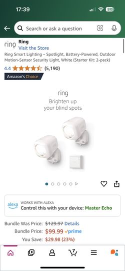 Smart Ring Lighting
