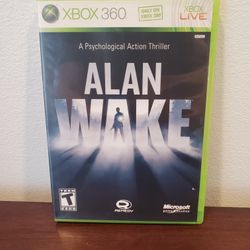 Alan Wake (Microsoft Xbox 360, 2010) CIB Psychology Action Thrillef