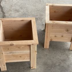 Handmade Cedar Planter Boxes