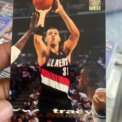 Blazers Tracy Murray Basket Ball Card #31