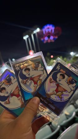 Dodgers Monkey D Luffy Card Giveaway Exclusive
