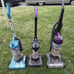 3 vacuum cleaners