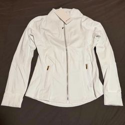Lululemon Define Jacket – White | Size 6 (L)