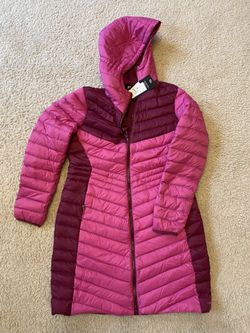 NEW! Lands’ End Small 800 Fill Down Ultralight Packable Coat, Javket