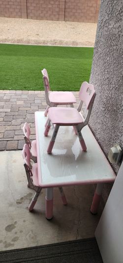 Kids Table & 4 Chairs – $30