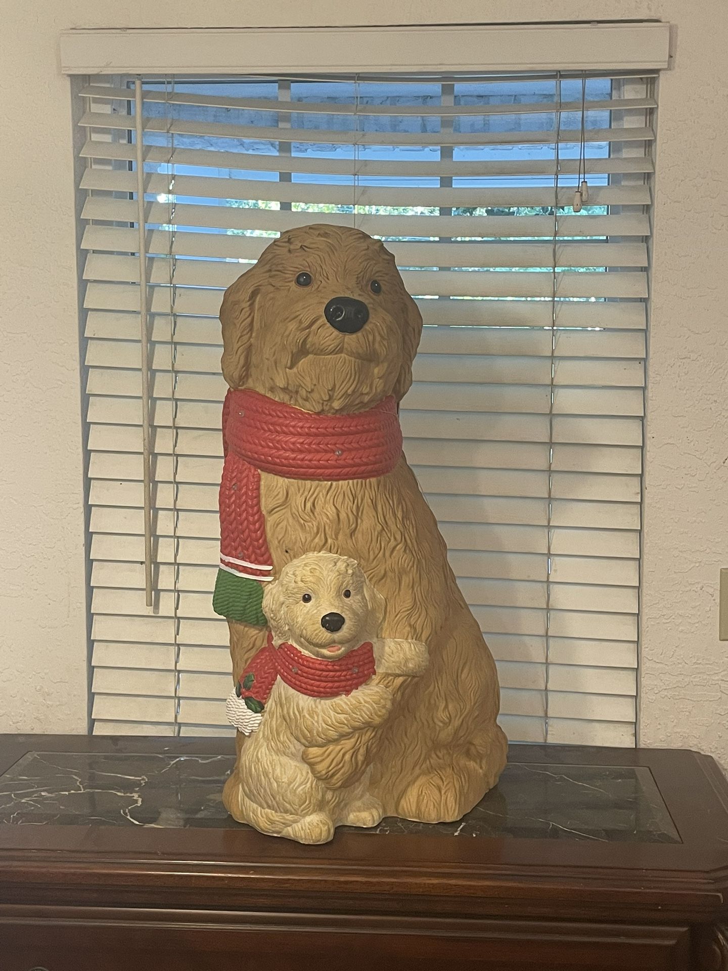 2.5 Ft Christmas Doodle Mold On It Puppy