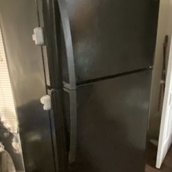 Black Kenmore Refrigerator 