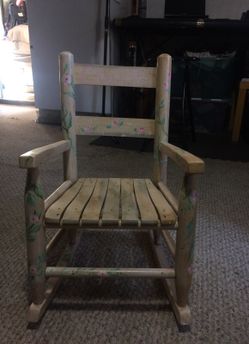 Kids pastel rocking chair