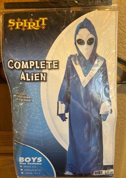 Alien boys small (4-6) Halloween costume