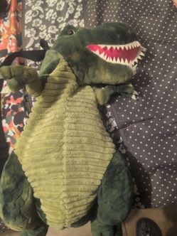 T-Rex plush backpack