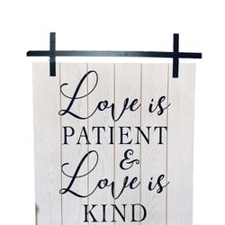 Love Is Patient Love Is Kind Farmhouse Decor 