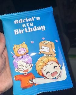CUSTOM CHIP BAGS / Treats / BUBBLES And More! 