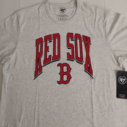 Size 2XL Boston Red Sox '47 Brand Men's Grey Relay Tee