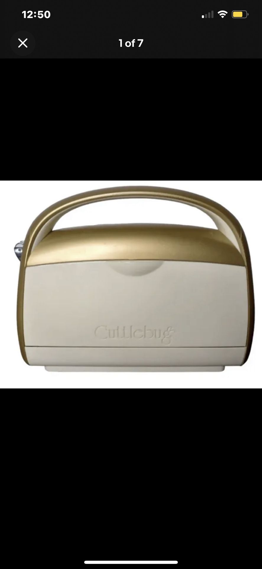Anna Griffin Gold Cricut Cuttlebug Machine Bundle Diecut & Emboss