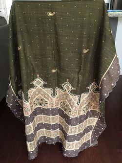 Embroidered shawl