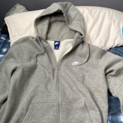 Nike Zip Up  Grey 