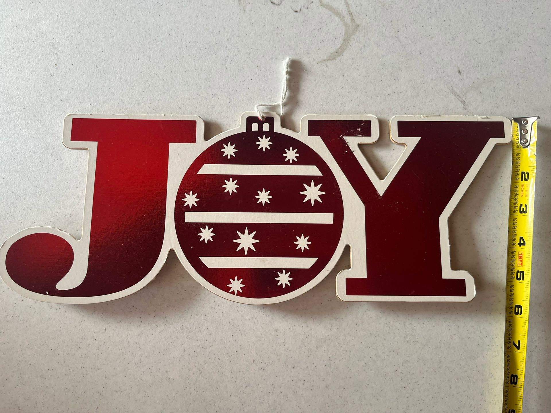 Joy Christmas Sign 