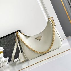 A white backpack