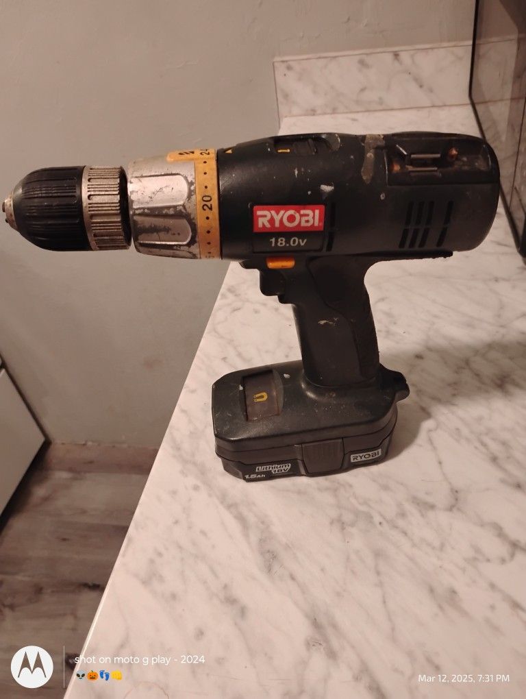 Ryobi 18v Drill