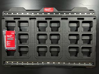 Milwaukee 20 in. x 30.75 in. Wall Plate in Black