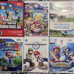 Nintendo Wii Game Bundle (7 Games)