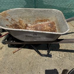 Contractors Wheelbarrow Carretilla Concrete Construction Cement Dirt Rock Mulch Etc