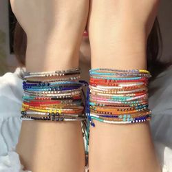 Choose 3 For $12 Handmade Colorful Seed Bead Bracelets For $12