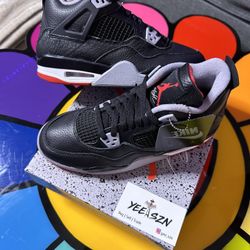 Nike Air Jordan 4 Bred Size 11C 1Y 2Y 7Y