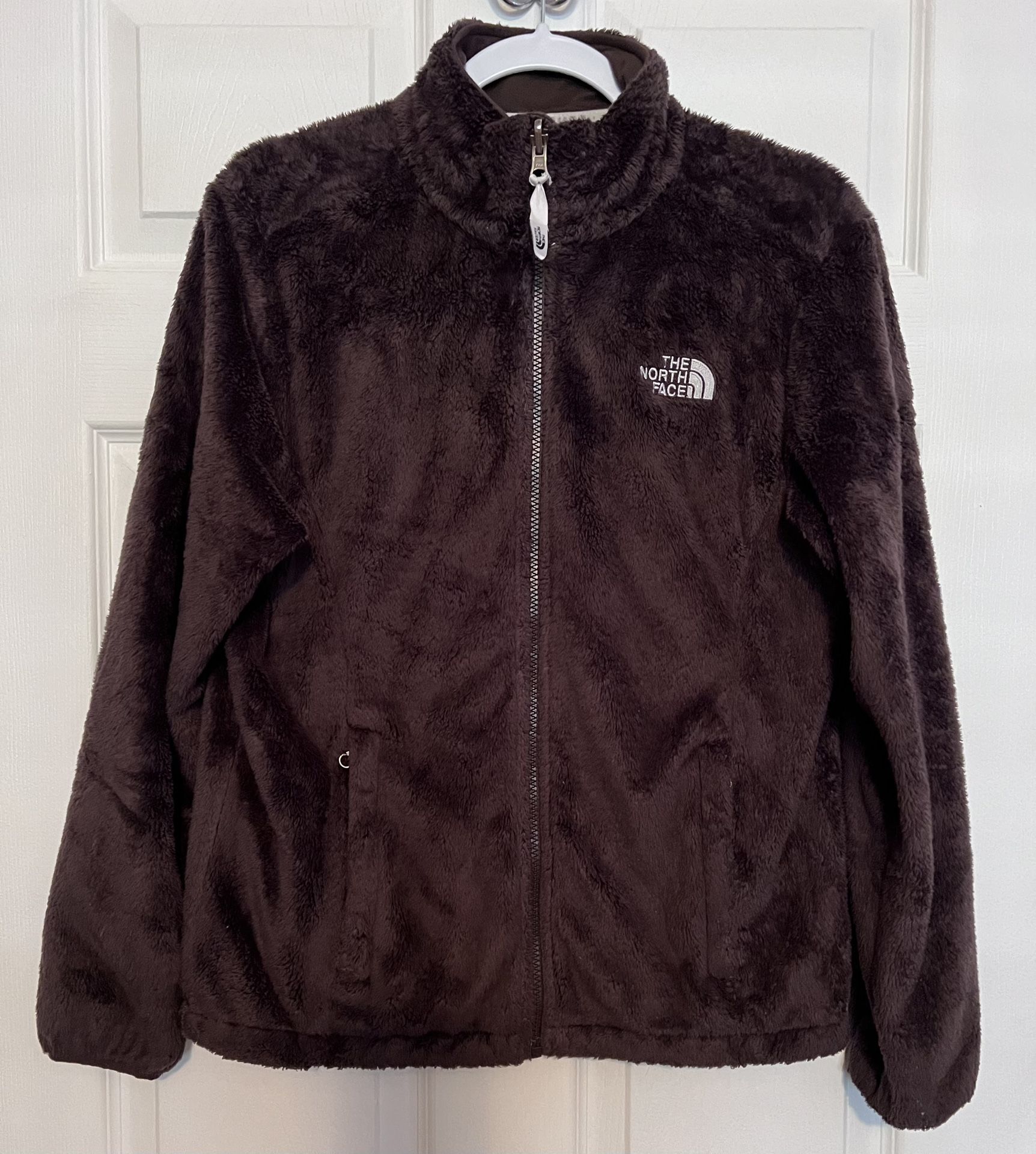 Great Used The North Face Fuzzy Brown Jacket Medium