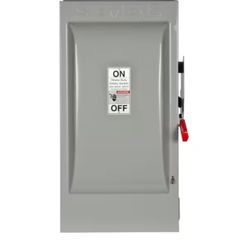 emens 200 Amp 240-V 3-Pole Fusible Outdoor General Duty VBII Safety Switch with Neutral