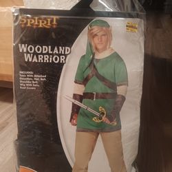 Woodland Warrior Costume Large 