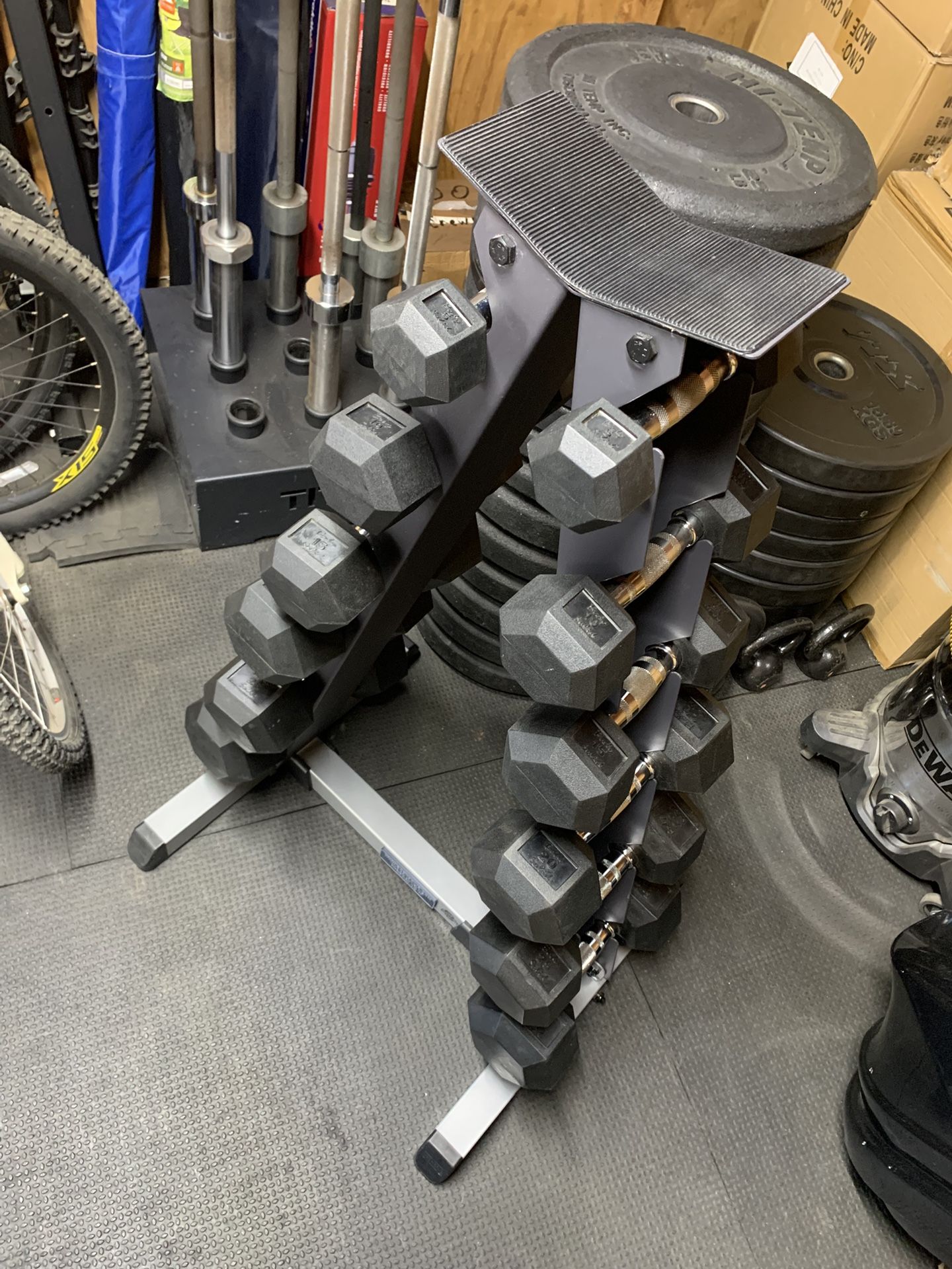 BodySolid Dumbbells Set With Rack