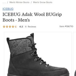 Icebug ADAK M BUGrip Woolpower Hiking Boot .... CHECK OUT MY PAGE FOR MORE ITEMS