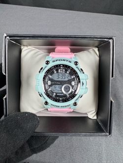 Activa X Invicta Digital Essentials Lady Watch - 46mm, Blue, Black “Cotton Candy” (ACW533-003)